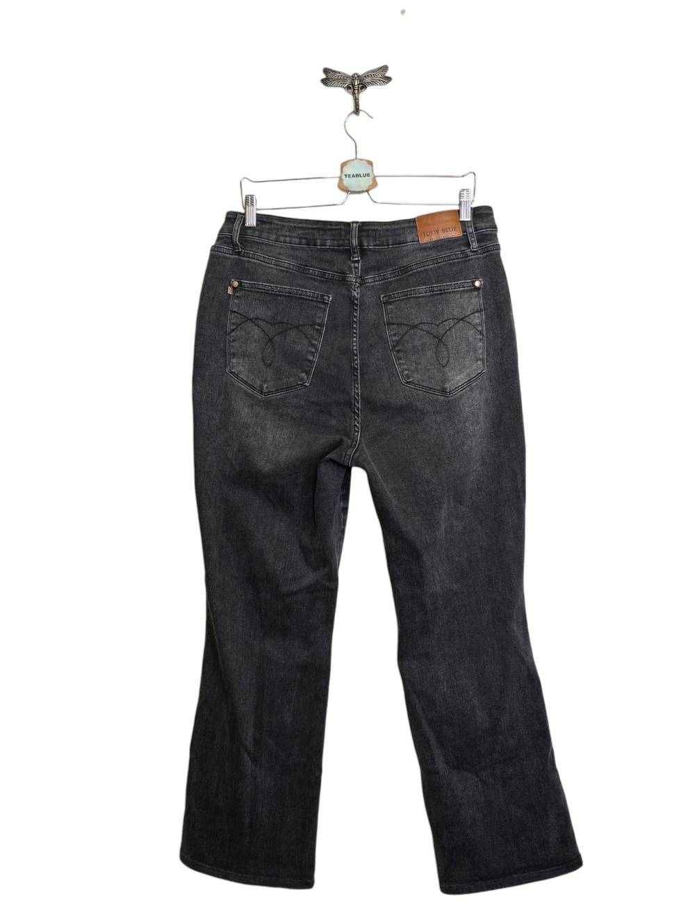 Judy Blue High Waist Tummy Control Black Bootcut Denim Jeans 88787 18W - Picture 3 of 15
